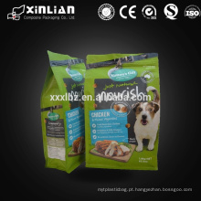 Novo design venda quente lado gusset pet food bag em embalagens